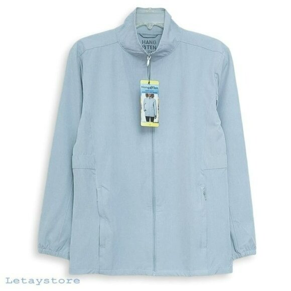 NWT Hang Ten Lightweight Water Resistant Hybrid Jacket - Picture 3 of 9